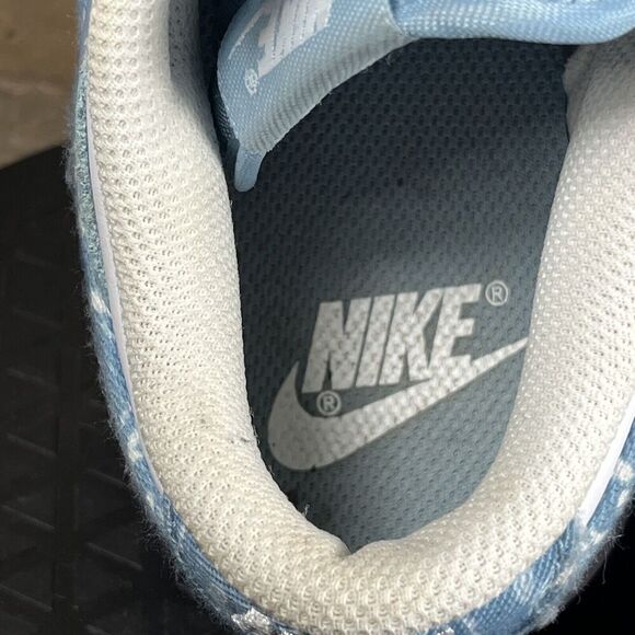 Nike Womens Size 6 Shoes Dunk Low Blue Paisley Sneakers Lace Up DH4401-101 - Picture 7 of 10